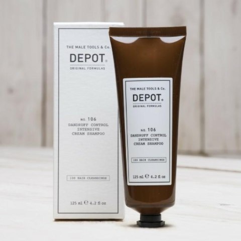 Depot NO. 106 Dandruff Control - szampon przeciwłupieżowy w kremie dla mężczyzn, 125ml Depot NO. 106 Dandruff Control - szampon przeciwłupieżowy w kremie dla mężczyzn, 125ml