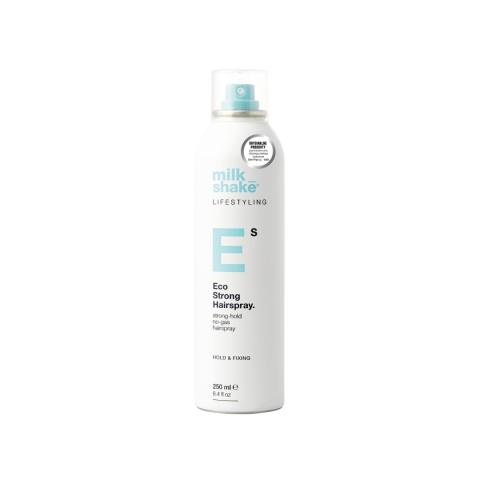 Milk Shake Lifestyling Eco Strong Hairspray, silnie utrwalający lakier eco do włosów farbowanych, 250 ml Milk Shake Lifestyling Eco Strong Hairspray, silnie utrwalający lakier eco do włosów farbowanych, 250 ml